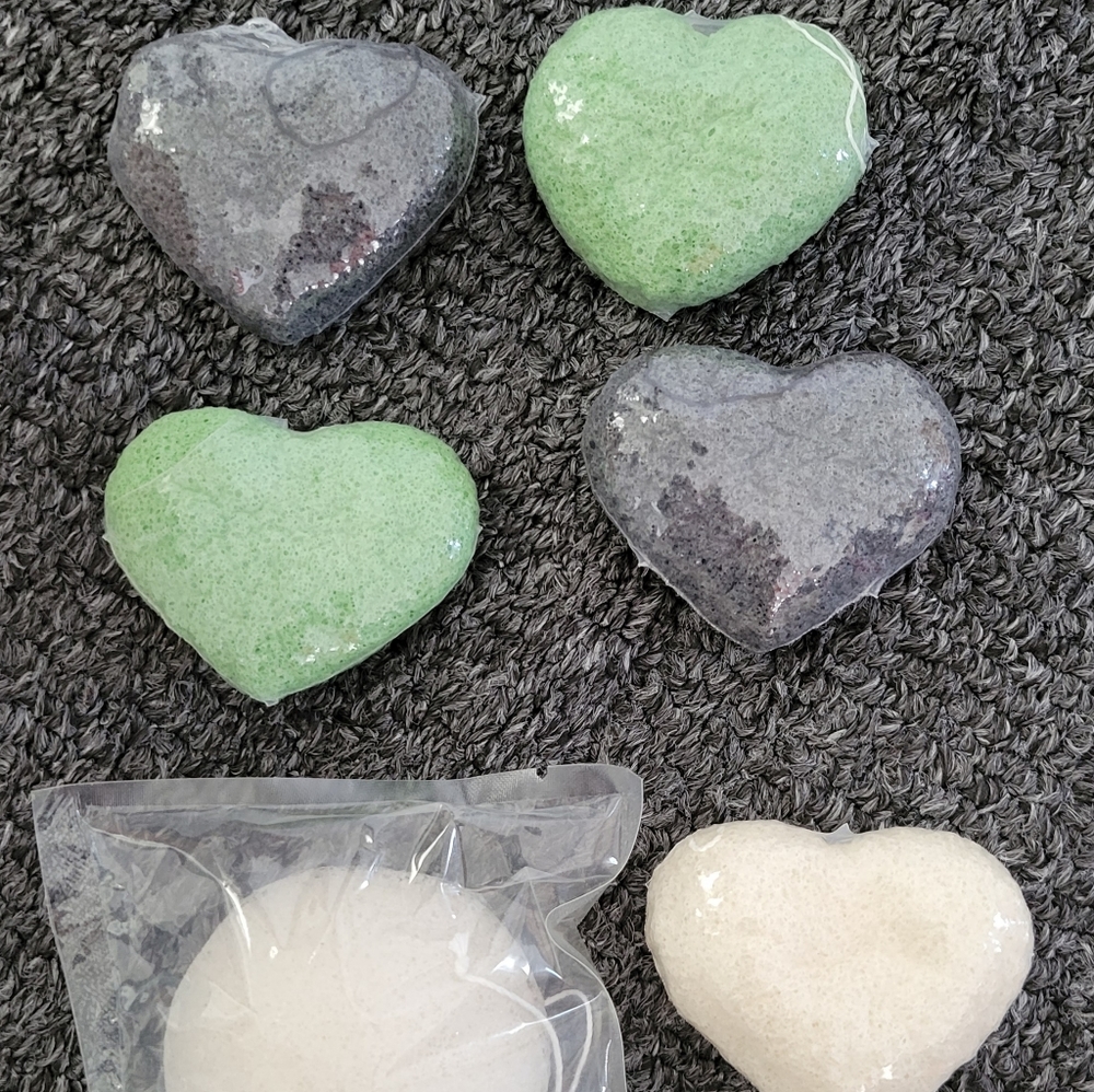 Konjac sponges- new in sealed packages.